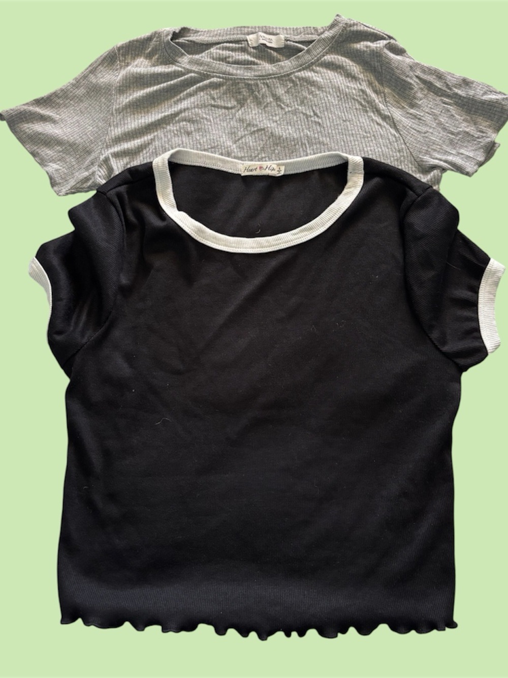 Bundle of woman’s size Large crop tops